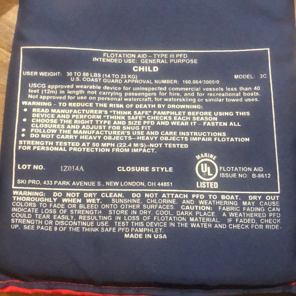 Child flotation device - Picture 4 of 4